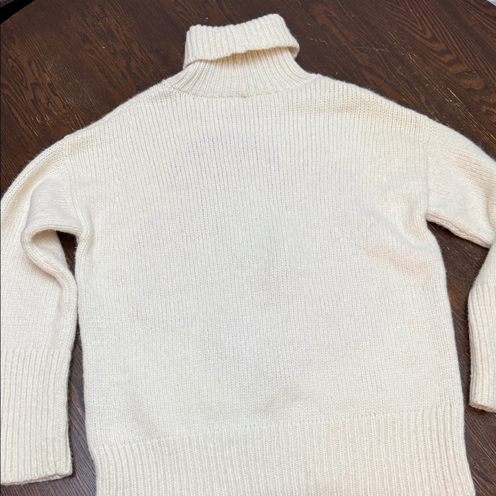 Kate Spade Size Medium Cream Floral Intarsia Sweater - Picture 4 of 4